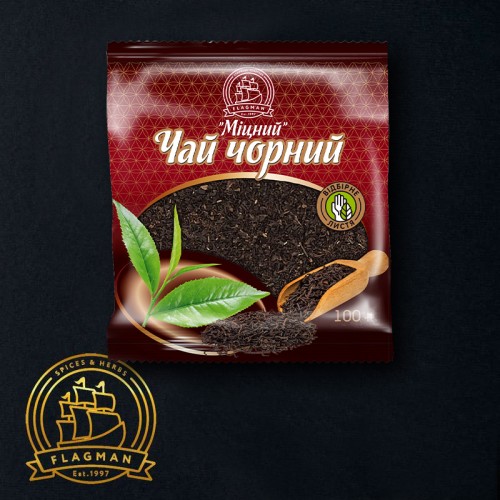 Чай черный мелкий "Крепкий" в магазине Флагман Одесса