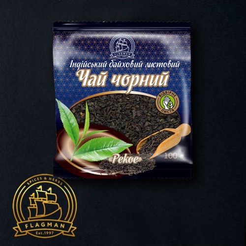 Чай индийский черный байховый листовой PEKOE в магазине Флагман Одесса